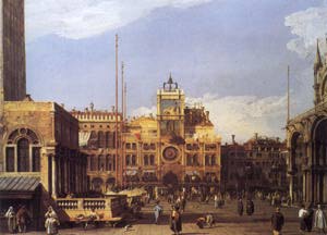 Piazza San Marco con la Torre dell'orologio