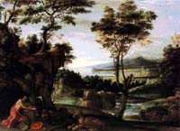 Paesaggio con san Girolamo