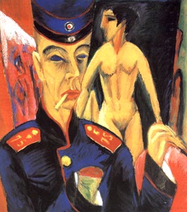 Ernst Ludwig Kirchner: Autoritratto in divisa