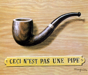 La trahison des images. Ceci n'est pas une pipe