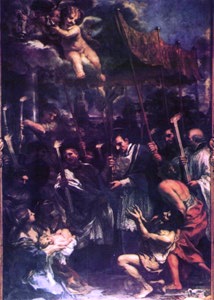 San Carlo porta in processione il santo chiodo per la cessazione della peste