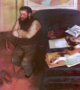 Edgar Degas: Ritratto di Diego Martelli