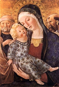 Madonna col Bambino e due santi