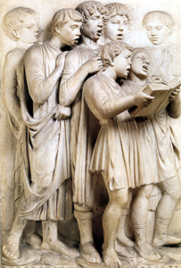 Luca della Robbia, Cantoria, particolare