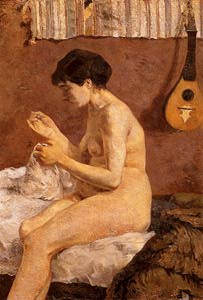 Nudo di donna che cuce (Suzanne)